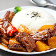 Braised Pork Ribs with Rice 排骨饭