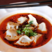 Dumplings in Chili Oil &amp; Vinegar 红油饺子