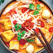 Seafood Laksa Noodle Soup 海鲜叻沙